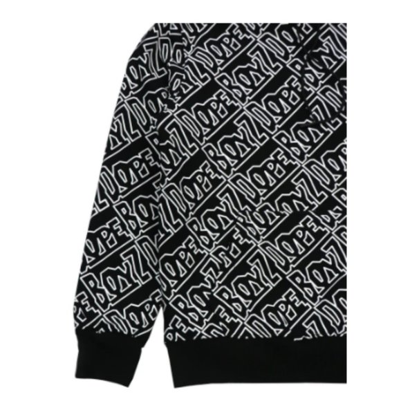DOPE Black/White Logo Hoodie – NWT – Streetwear Essential - Picture 2 of 2